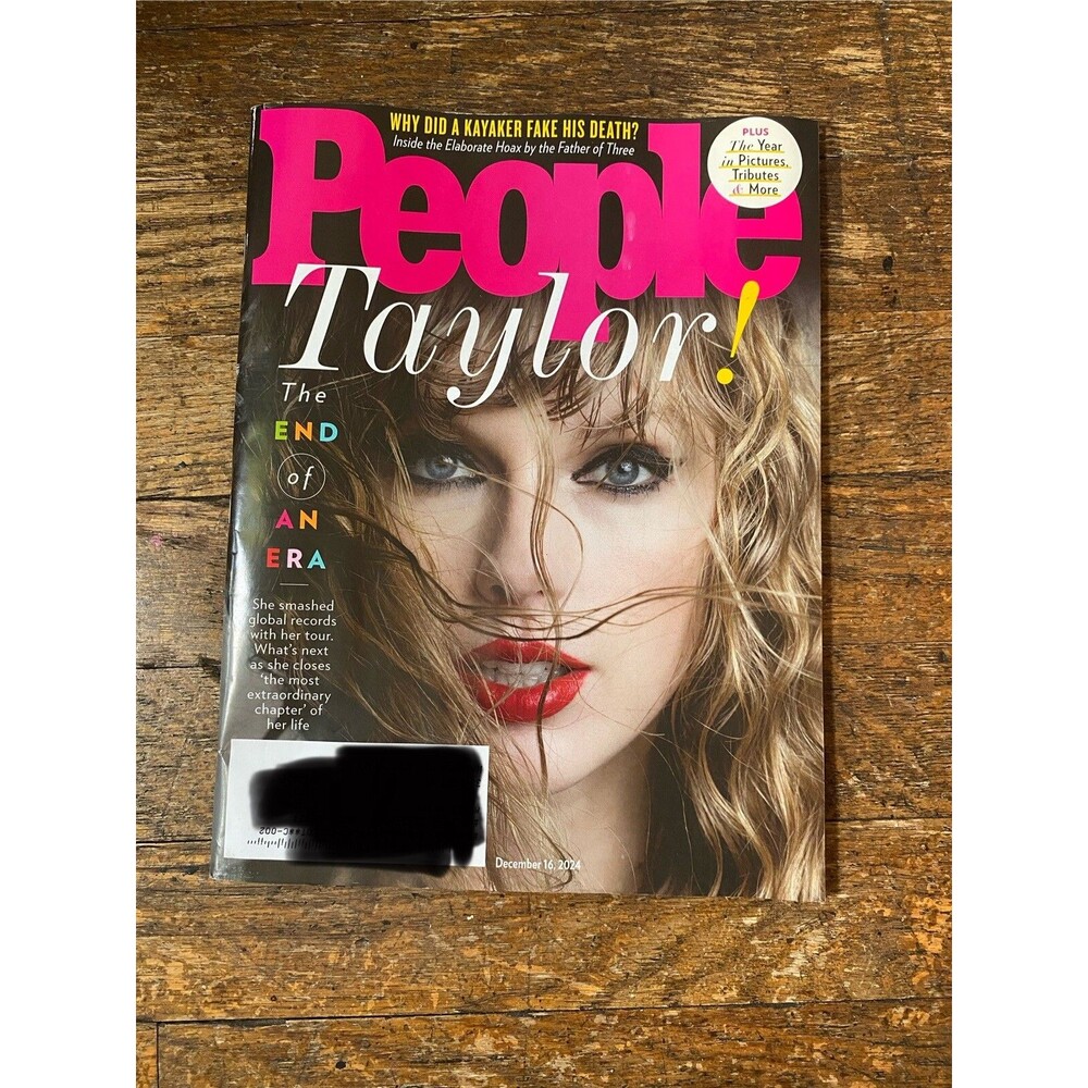 People Magazine December 16 2024 TAYLOR SWIFT Cover The End Of An Era New wLabel